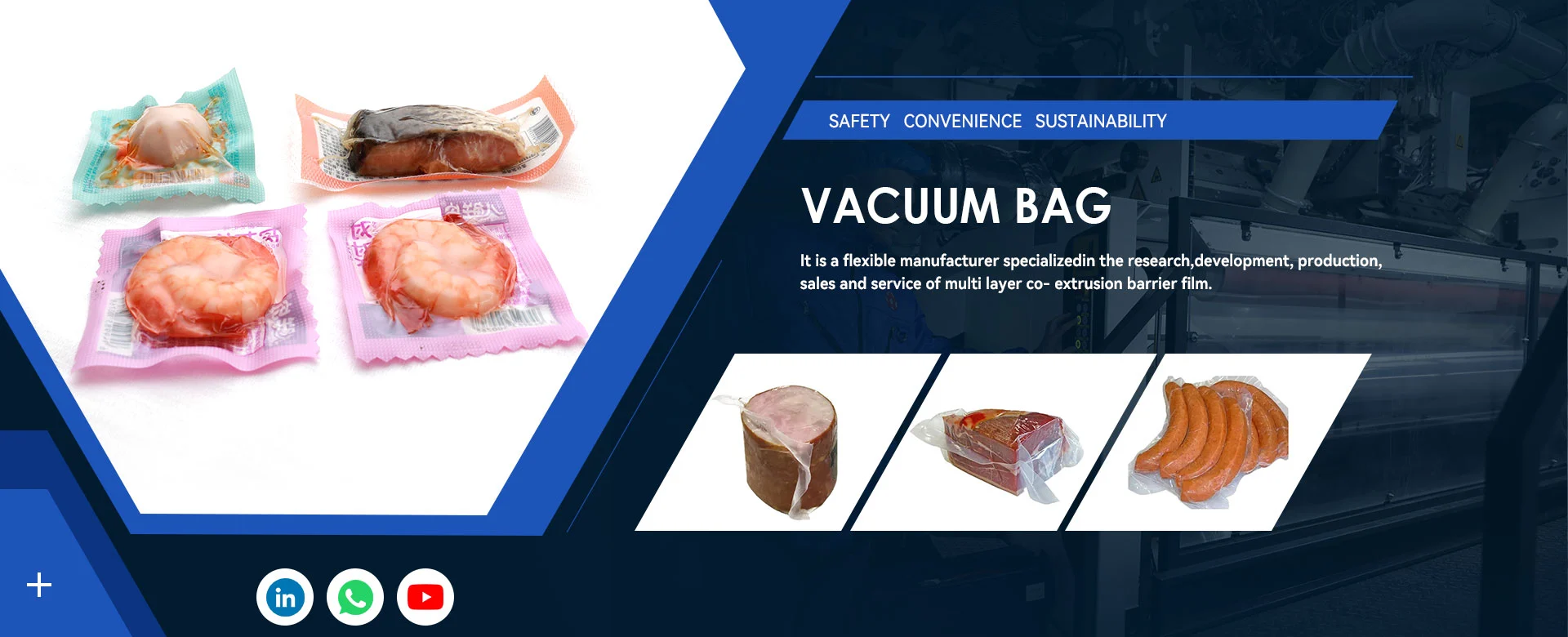 Nhà cung cấp túi chân không bền Nhà cung cấp túi chân không bền